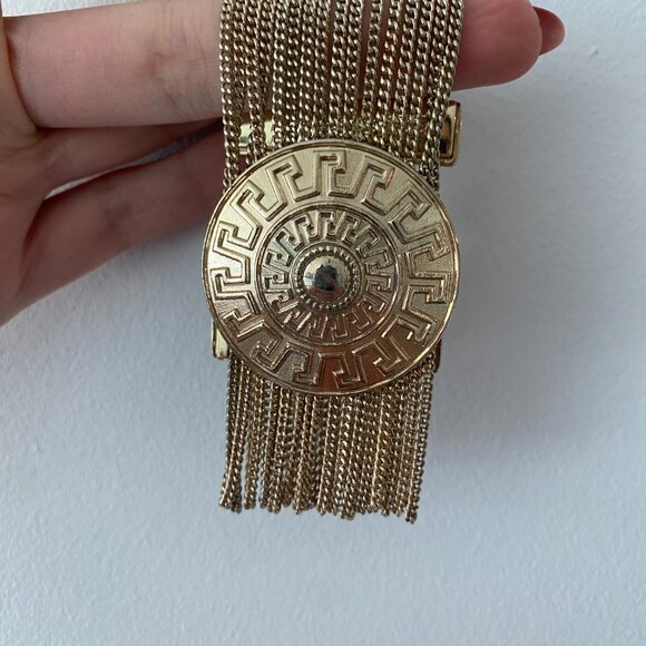 Versace x H&M Gold Medallion Chain Bracelet - Picture 4 of 4